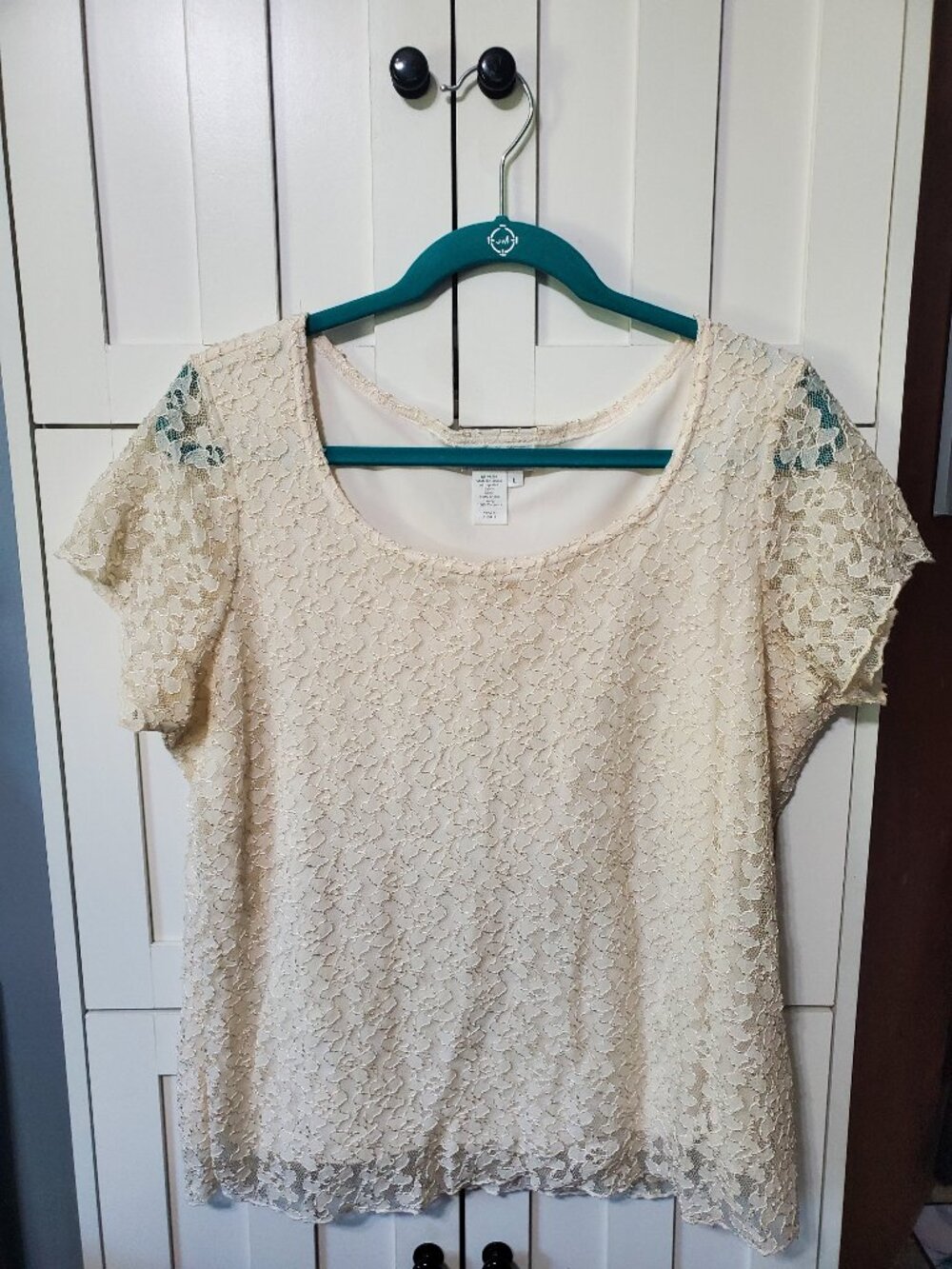 Size Large Coldwater Creek Lace Blouse
